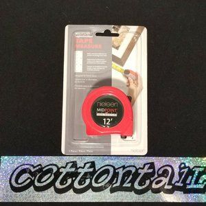New Nielsen Midpoint Tape Measure 12'